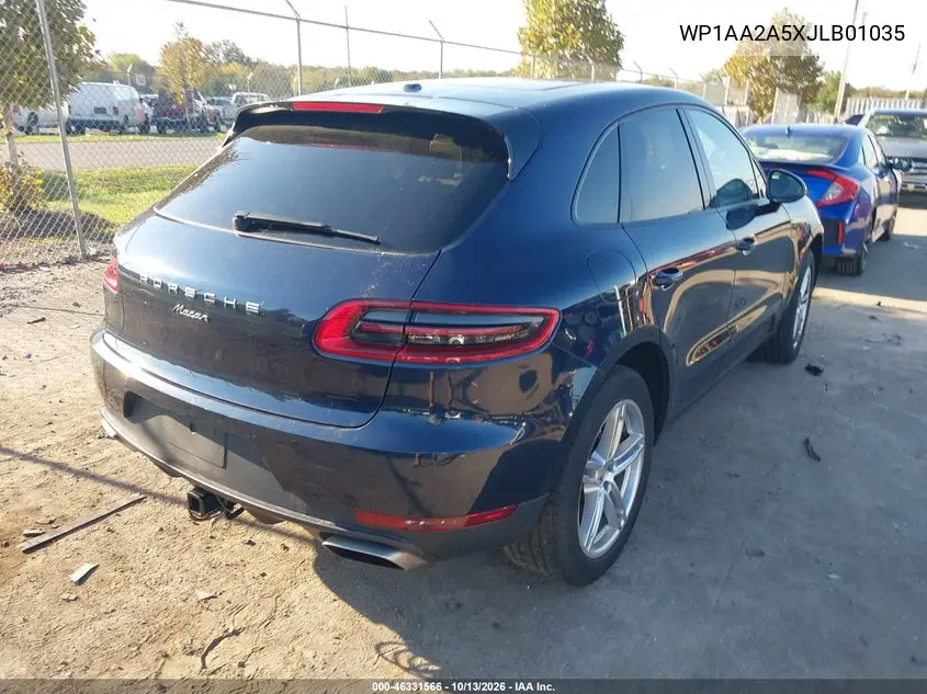 2018 PORSCHE MACAN VIN WP1AA2A5XJLB01035 — фото 4