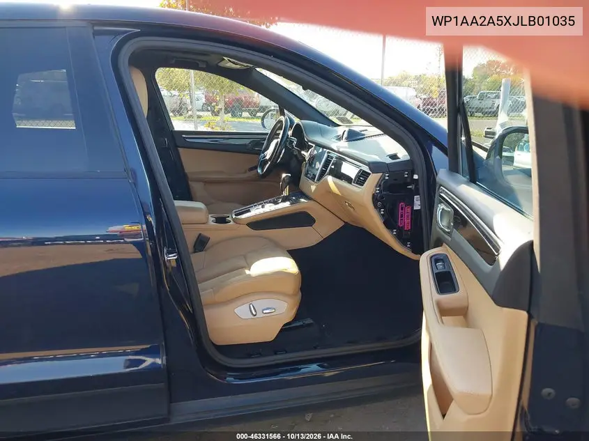 2018 PORSCHE MACAN VIN WP1AA2A5XJLB01035 — фото 5