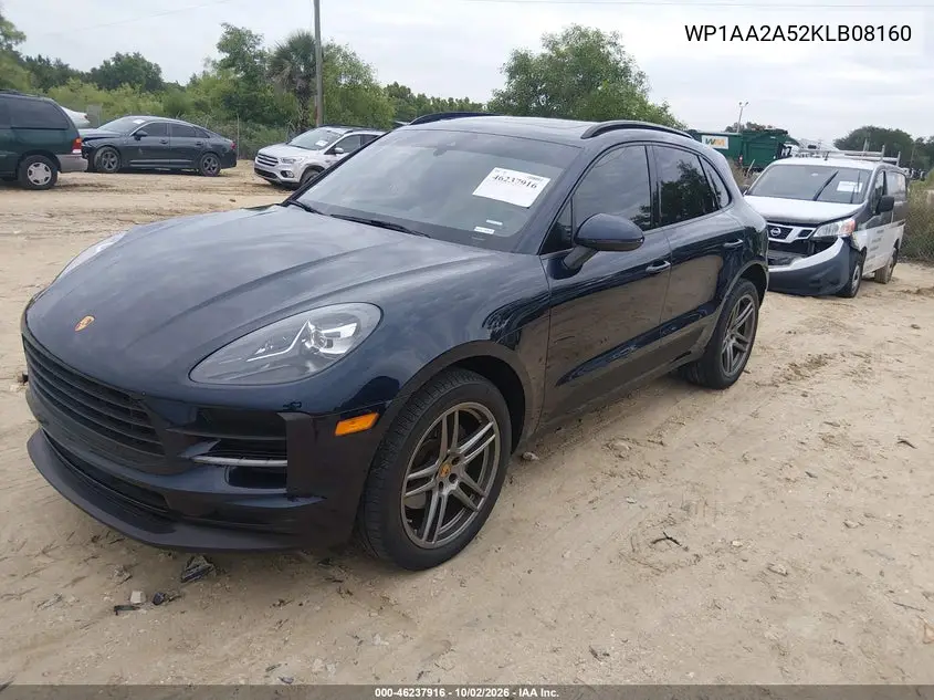 2019 PORSCHE MACAN VIN WP1AA2A52KLB08160 — фото 2