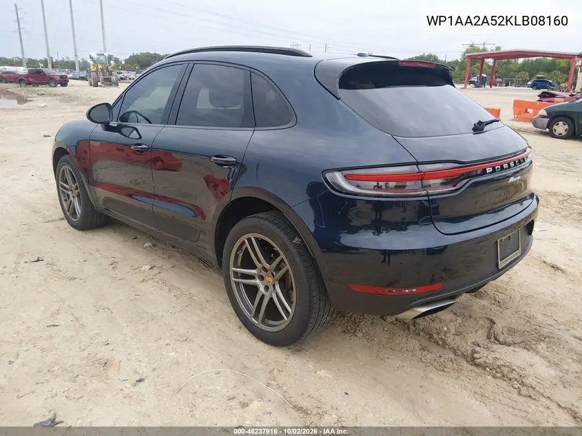 2019 PORSCHE MACAN VIN WP1AA2A52KLB08160 — фото 3