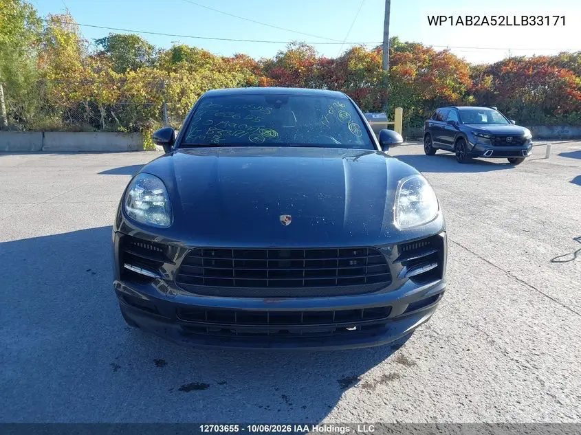 2020 PORSCHE MACAN VIN WP1AB2A52LLB33171 — фото 13