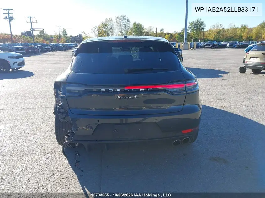 2020 PORSCHE MACAN VIN WP1AB2A52LLB33171 — фото 17