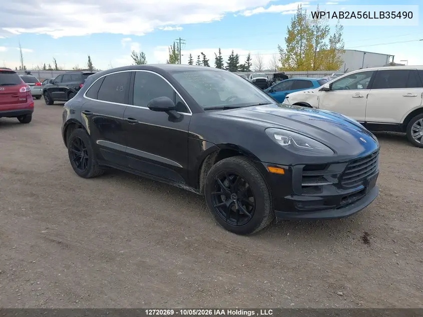 PORSCHE MACAN 2020, VIN WP1AB2A56LLB35490