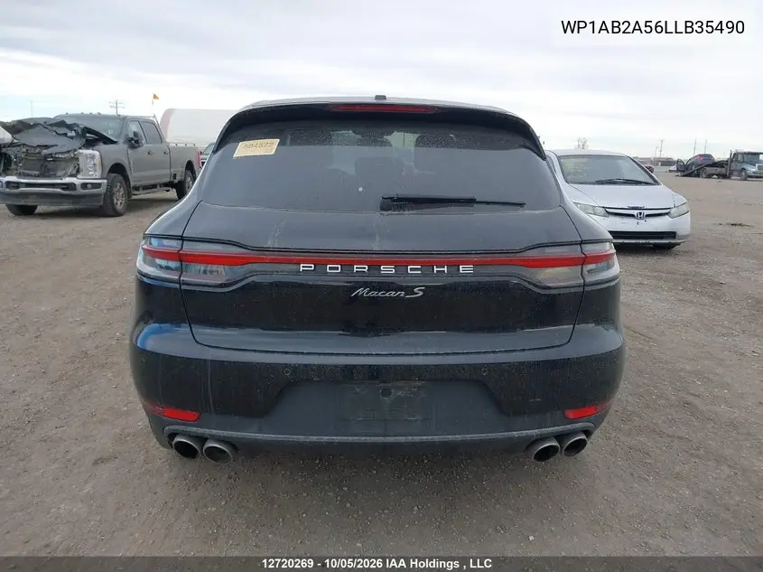 2020 PORSCHE MACAN VIN WP1AB2A56LLB35490 — фото 16
