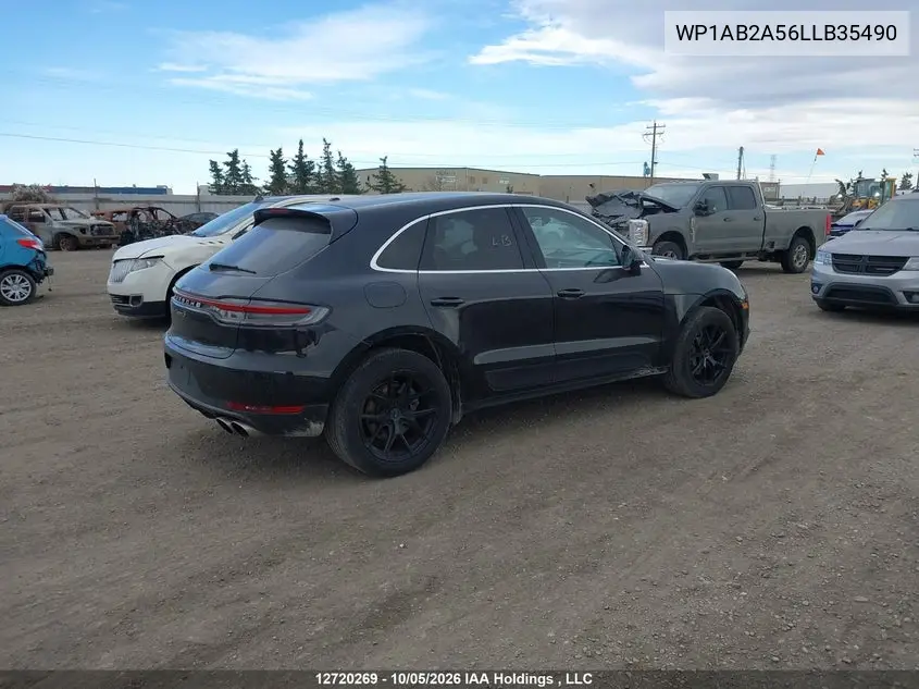 2020 PORSCHE MACAN VIN WP1AB2A56LLB35490 — фото 4