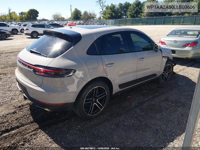 2020 PORSCHE MACAN VIN WP1AA2A50LLB03606 — фото 4