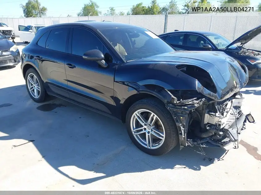 PORSCHE MACAN 2020, VIN WP1AA2A50LLB04271