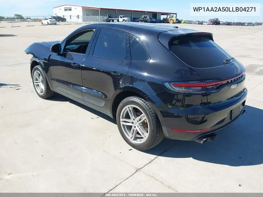 2020 PORSCHE MACAN VIN WP1AA2A50LLB04271 — фото 3