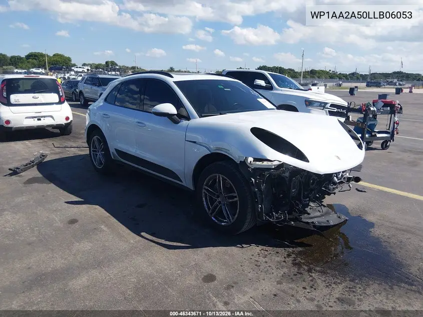 PORSCHE MACAN 2020, VIN WP1AA2A50LLB06053
