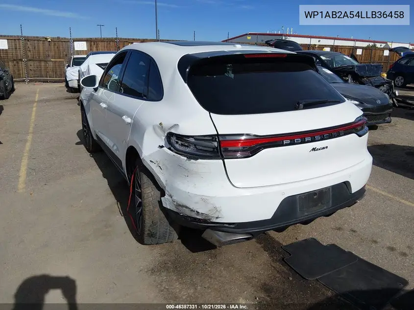 2020 PORSCHE MACAN VIN WP1AA2A56LLB13332 — фото 3