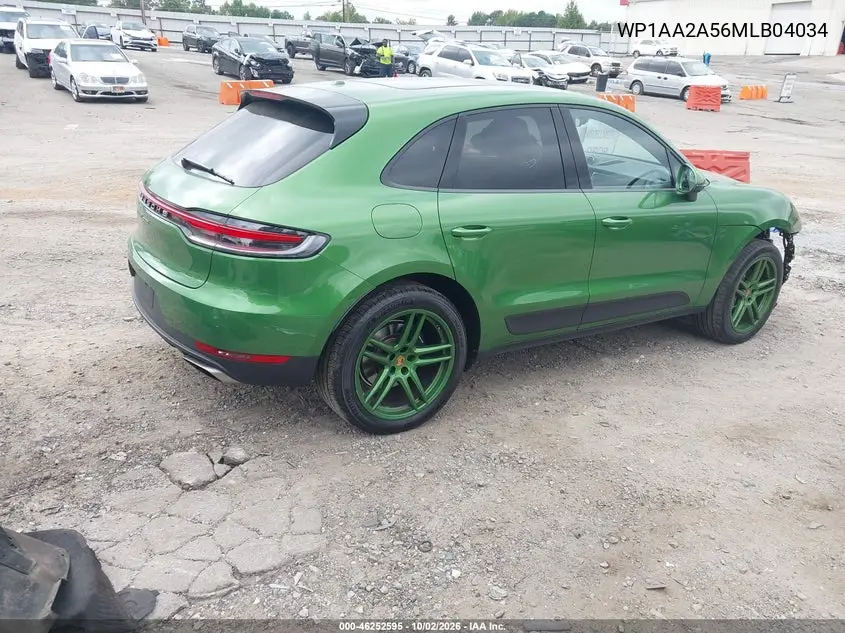 2021 PORSCHE MACAN VIN WP1AA2A56MLB04034 — фото 4