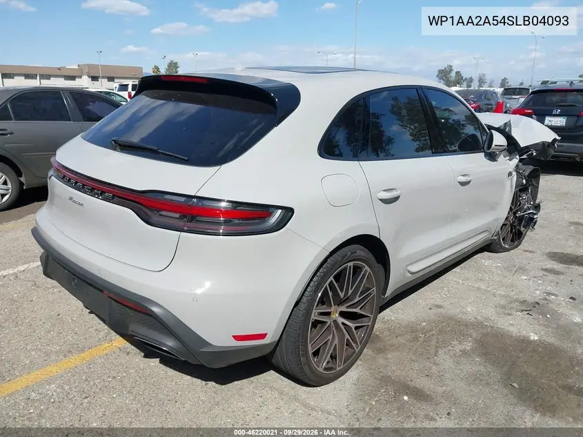 2025 PORSCHE MACAN VIN WP1AA2A54SLB04093 — фото 4