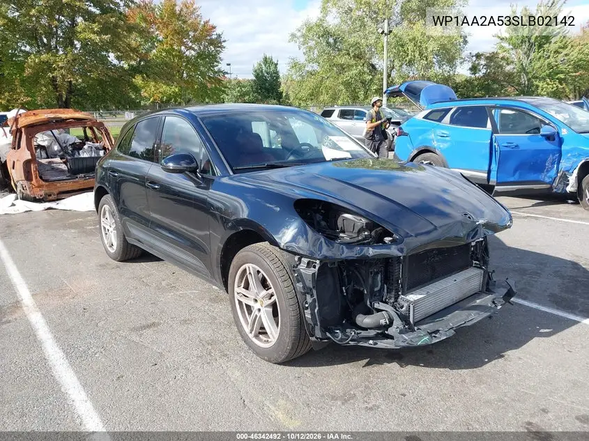 PORSCHE MACAN 2025, VIN WP1AA2A53SLB02142