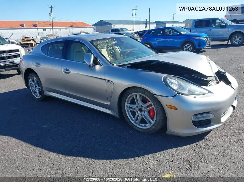 PORSCHE PANAMERA 2010, VIN WP0AC2A78AL091263