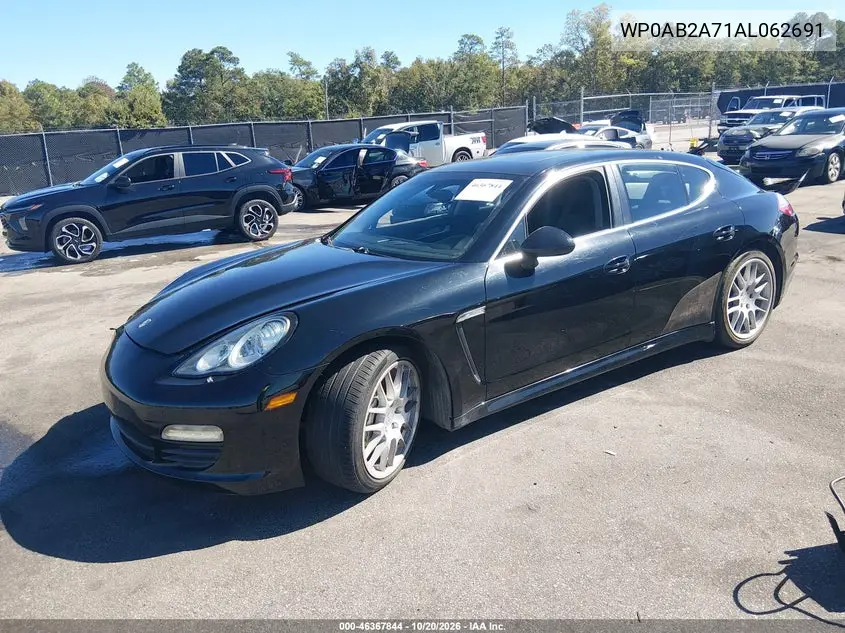 2010 PORSCHE PANAMERA VIN WP0AB2A71AL062691 — фото 2