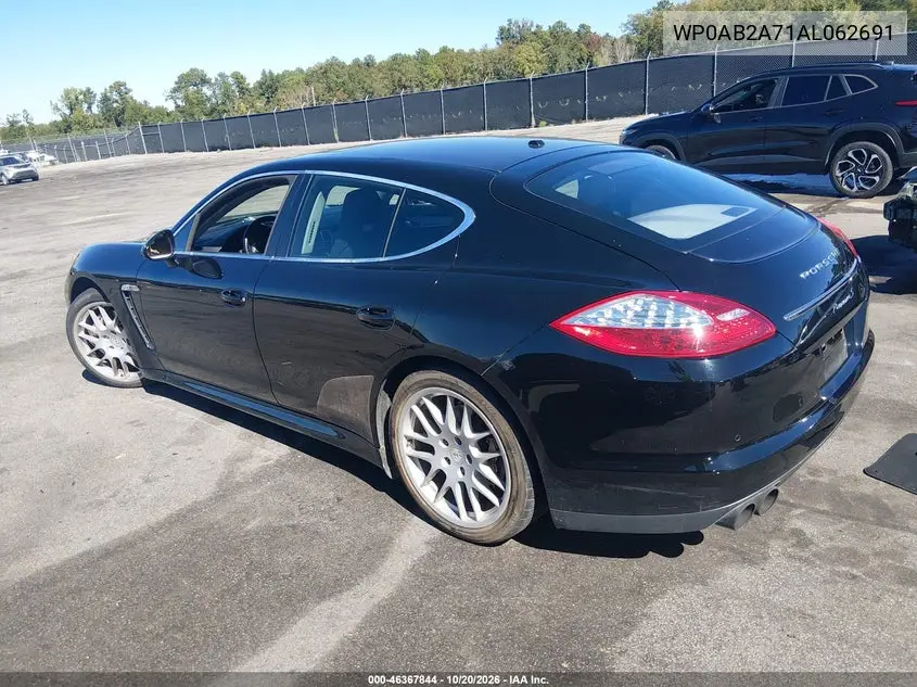 2010 PORSCHE PANAMERA VIN WP0AB2A71AL062691 — фото 3