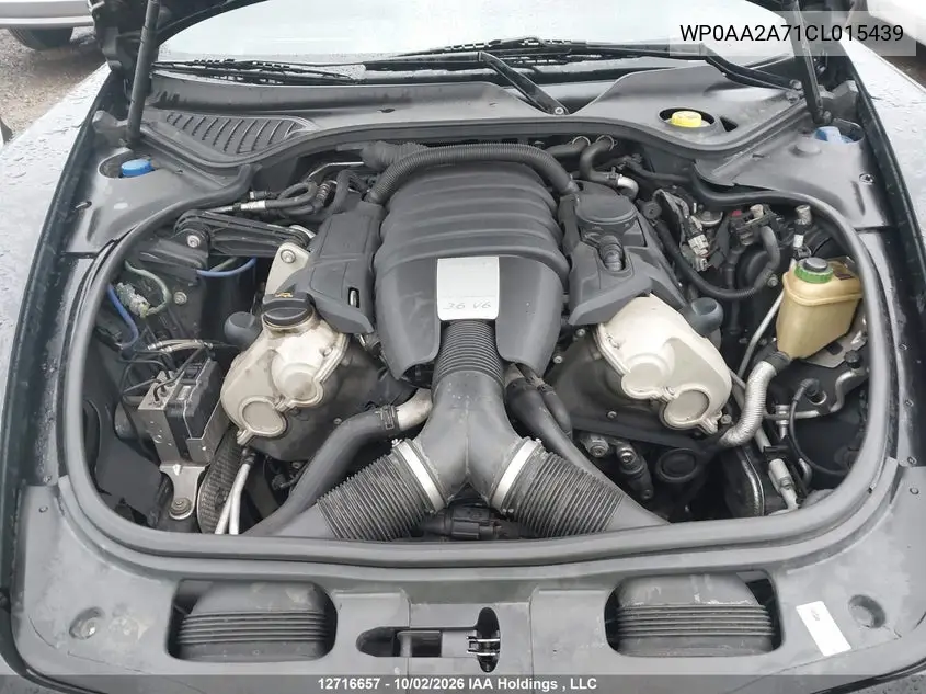 2012 PORSCHE PANAMERA VIN WP0AA2A71CL015439 — фото 10