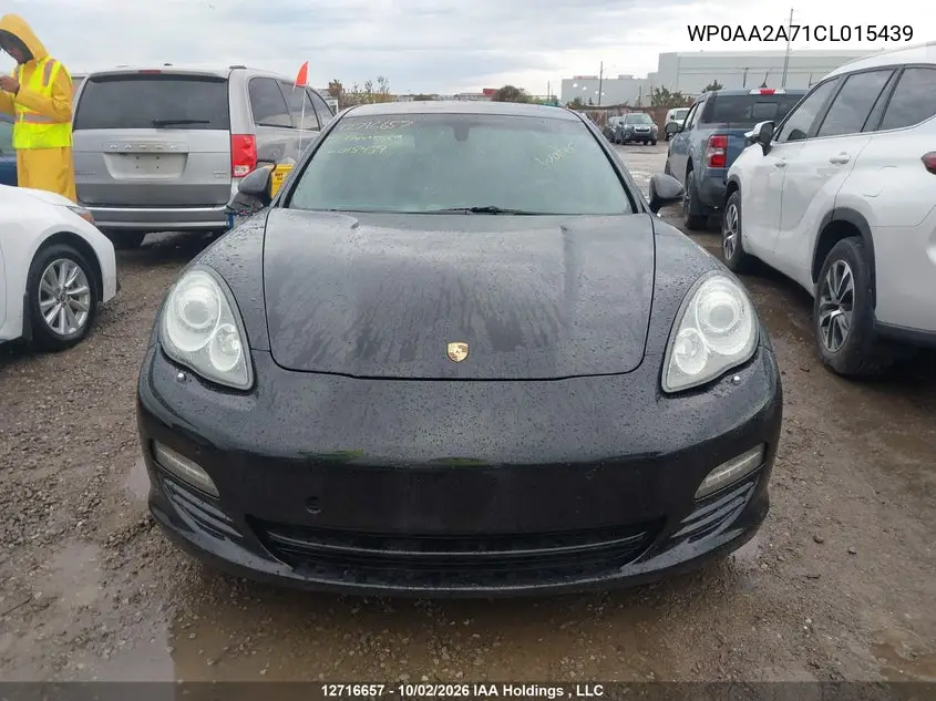 2012 PORSCHE PANAMERA VIN WP0AA2A71CL015439 — фото 12