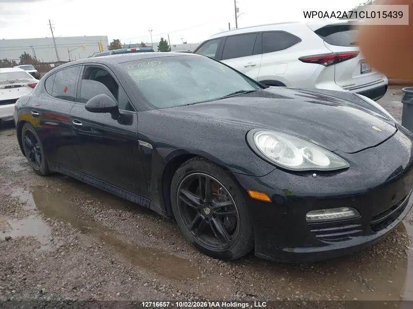 2012 PORSCHE PANAMERA VIN WP0AA2A71CL015439 — фото 13