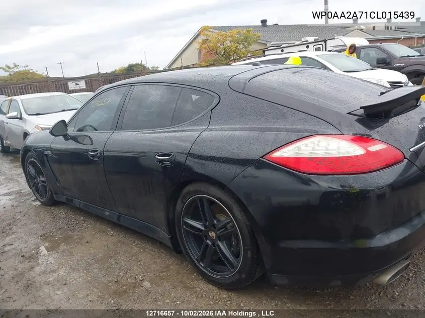 2012 PORSCHE PANAMERA VIN WP0AA2A71CL015439 — фото 14