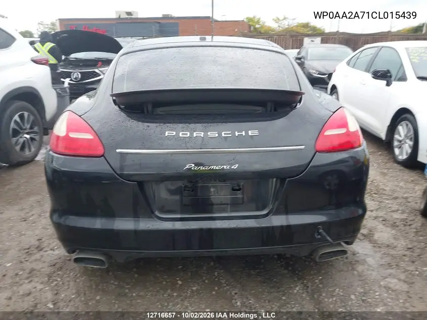 2012 PORSCHE PANAMERA VIN WP0AA2A71CL015439 — фото 16