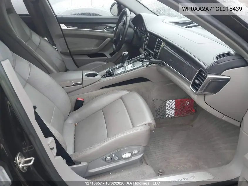 2012 PORSCHE PANAMERA VIN WP0AA2A71CL015439 — фото 5
