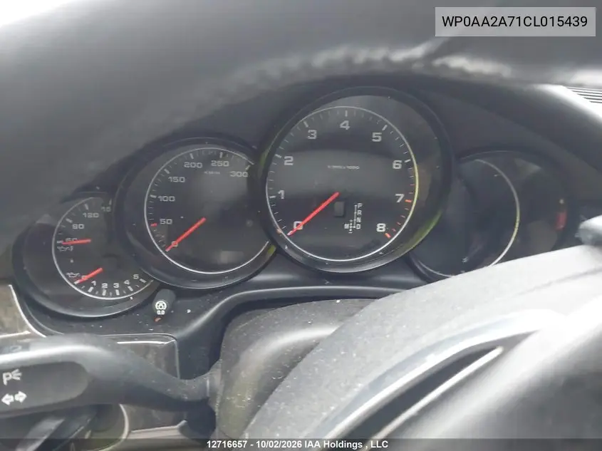 2012 PORSCHE PANAMERA VIN WP0AA2A71CL015439 — фото 7