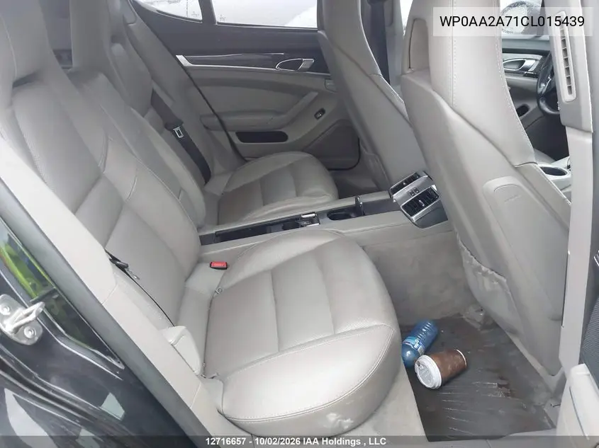 2012 PORSCHE PANAMERA VIN WP0AA2A71CL015439 — фото 8