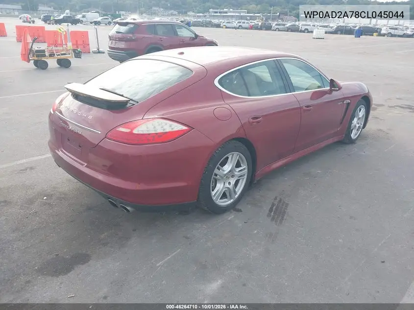 2012 PORSCHE PANAMERA VIN WP0AD2A78CL045044 — фото 3