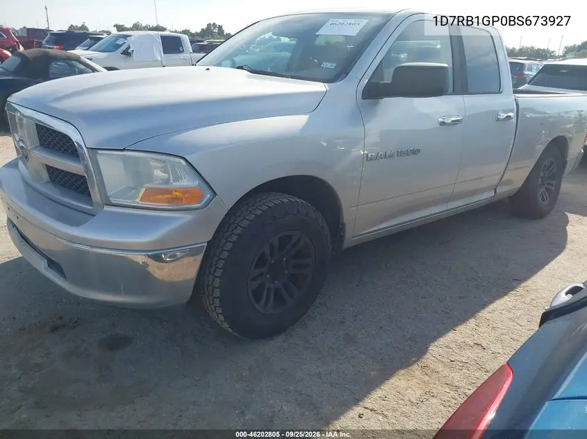 2011 RAM 1500 VIN 1D7RB1GP0BS673927 — фото 2