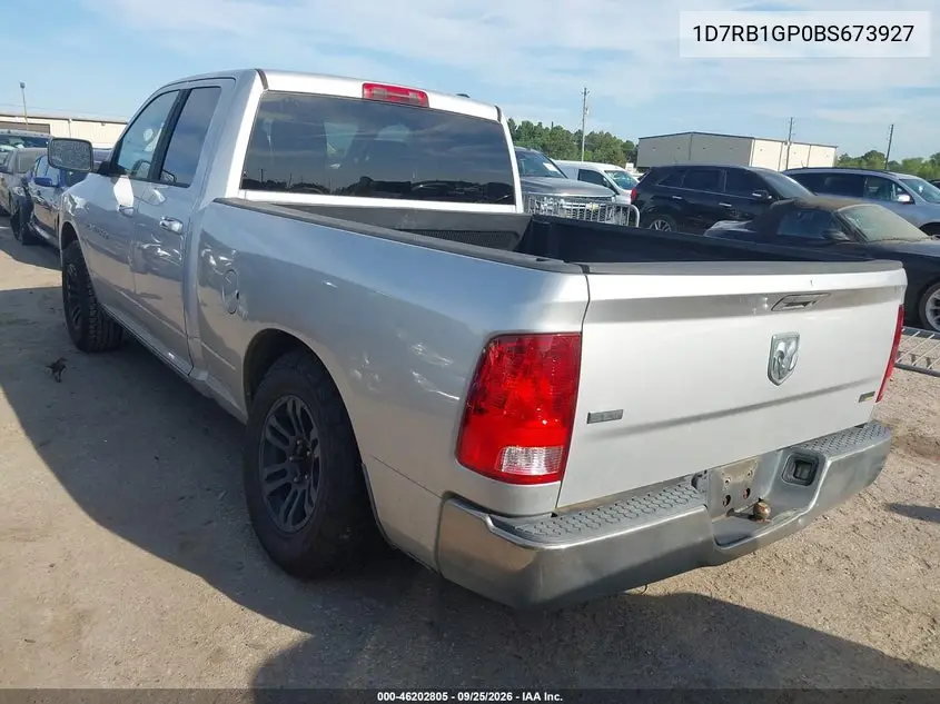 2011 RAM 1500 VIN 1D7RB1GP0BS673927 — фото 3