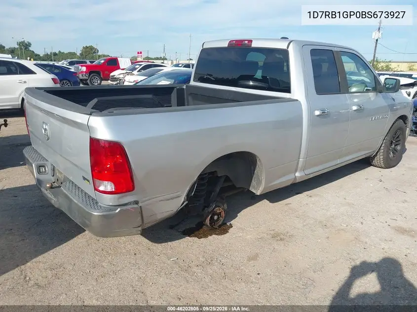 2011 RAM 1500 VIN 1D7RB1GP0BS673927 — фото 4