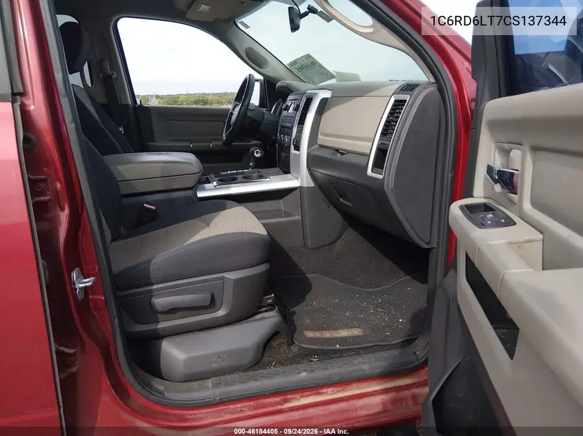 2012 RAM 1500 VIN 1C6RD6LT7CS137344 — фото 5