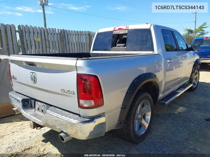 2012 RAM 1500 VIN 1C6RD7LT5CS344143 — фото 4