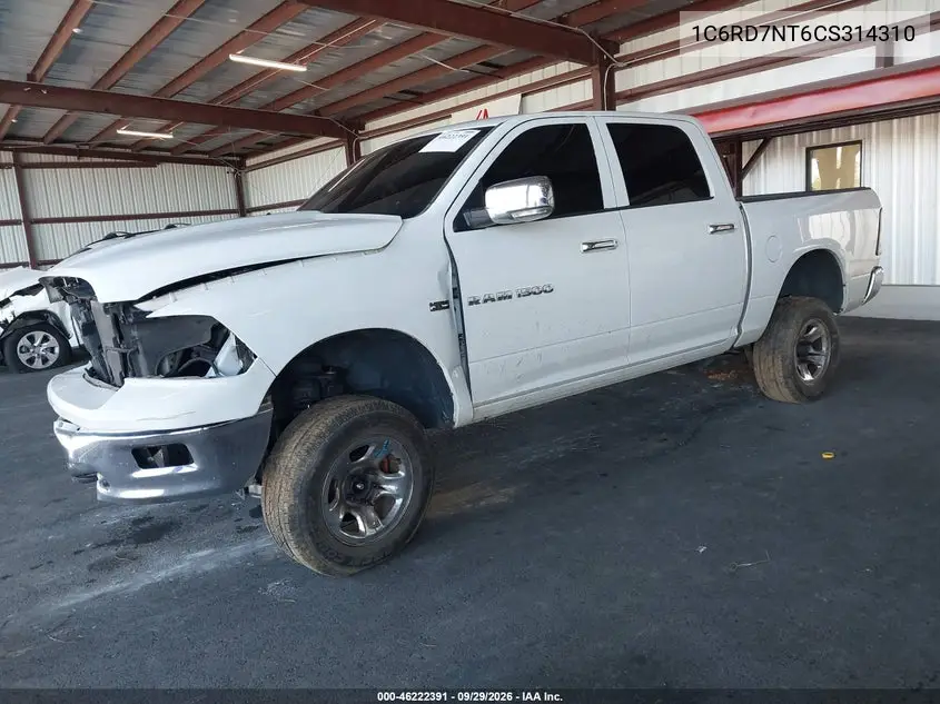 2012 RAM 1500 VIN 1C6RD7NT6CS314310 — фото 2