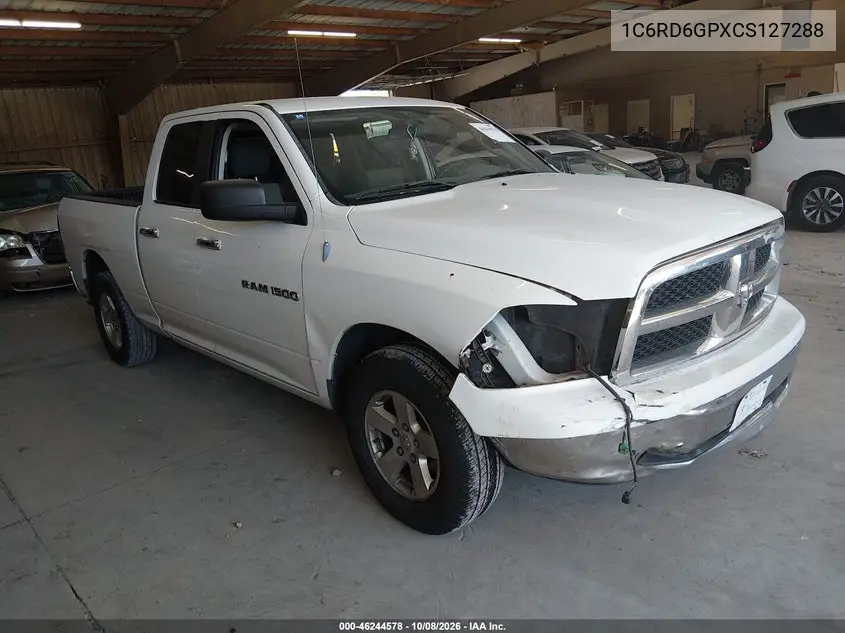 2012 RAM 1500 VIN 1C6RD6GPXCS127288 — фото 2