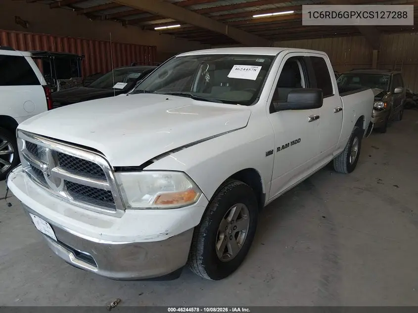 RAM 1500 2012, VIN 1C6RD6GPXCS127288