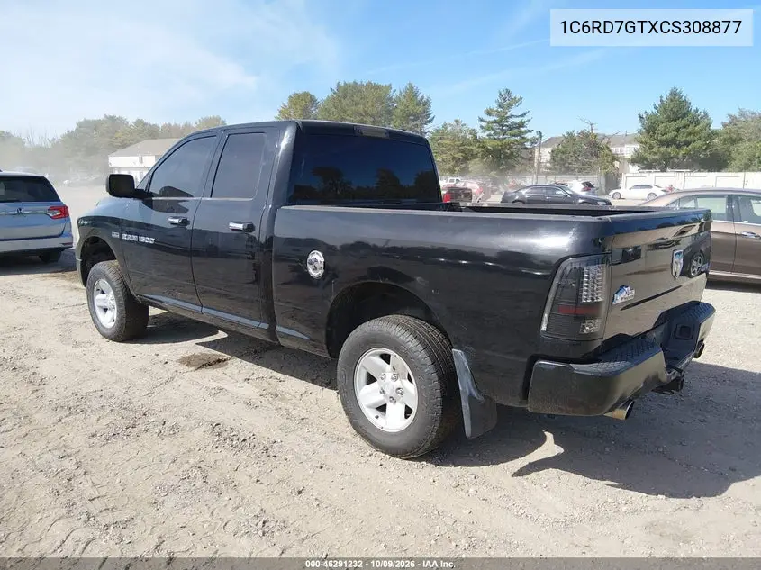 2012 RAM 1500 VIN 1C6RD7GTXCS308877 — фото 3