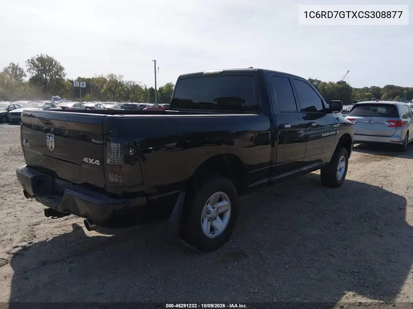 2012 RAM 1500 VIN 1C6RD7GTXCS308877 — фото 4