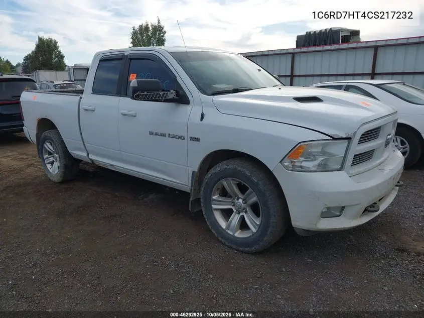 RAM 1500 2012, VIN 1C6RD7HT4CS217232