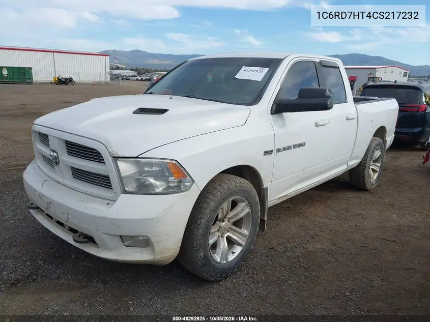 2012 RAM 1500 VIN 1C6RD7HT4CS217232 — фото 2
