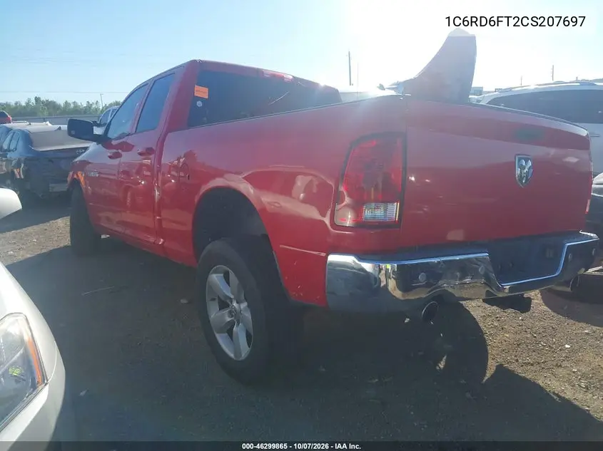 2012 RAM 1500 VIN 1C6RD6FT2CS207697 — фото 3