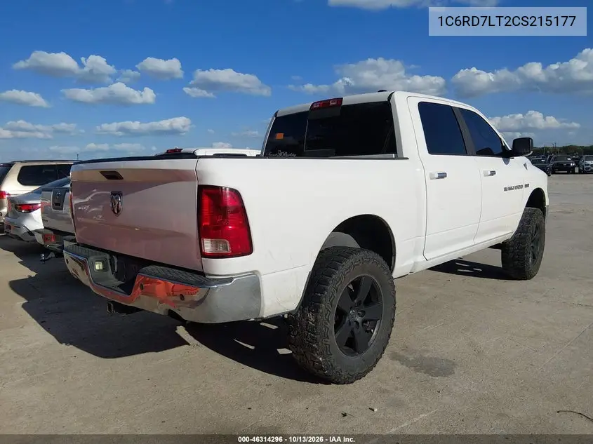 2012 RAM 1500 VIN 1C6RD7LT2CS215177 — фото 4
