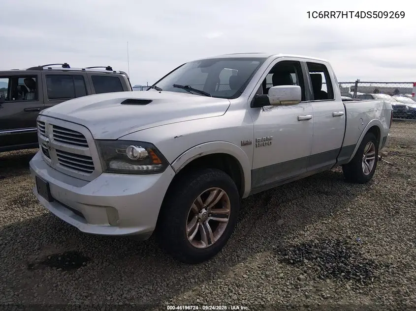 2013 RAM 1500 VIN 1C6RR7HT4DS509269 — фото 2