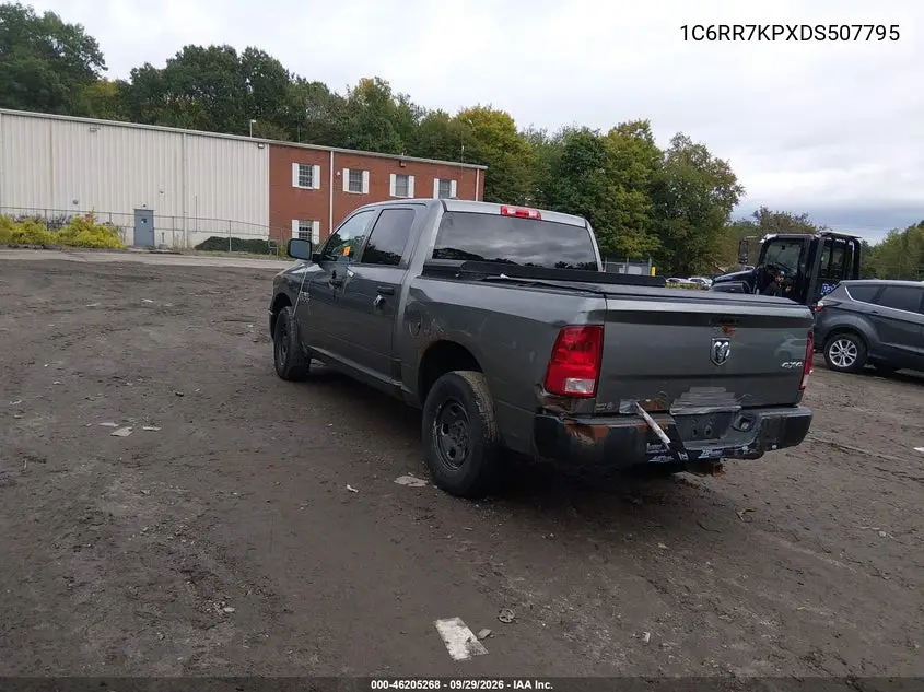 2013 RAM 1500 VIN 1C6RR7KPXDS507795 — фото 3