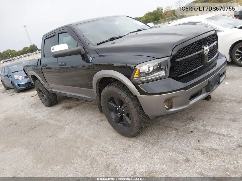 RAM 1500 2013, VIN 1C6RR7LT7DS670755
