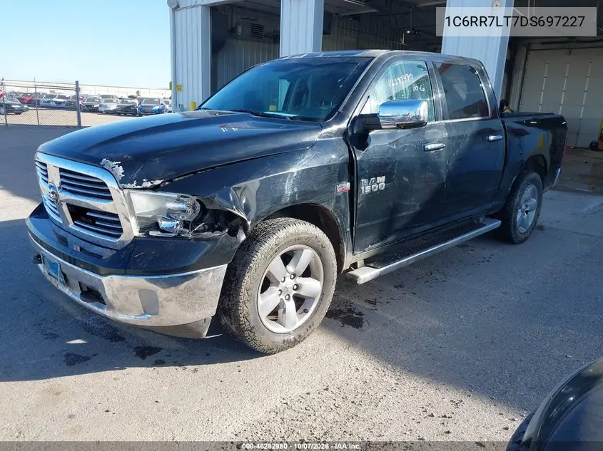 2013 RAM 1500 VIN 1C6RR7LT7DS697227 — фото 2