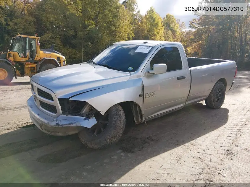 2013 RAM 1500 VIN 3C6JR7DT4DG577310 — фото 2
