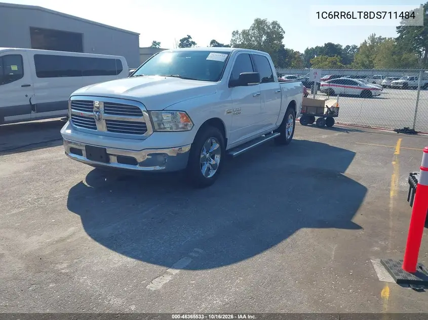 2013 RAM 1500 VIN 1C6RR6LT8DS711484 — фото 2