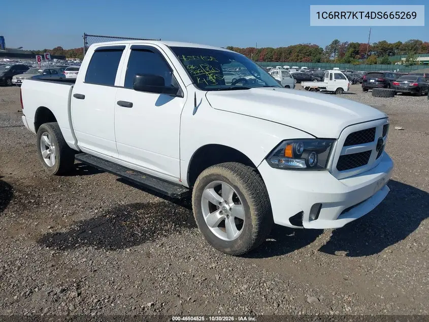 RAM 1500 2013, VIN 1C6RR7KT4DS665269